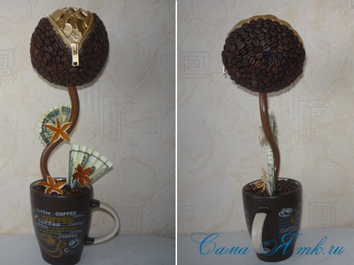 Как сделать кофейное дерево своими руками?